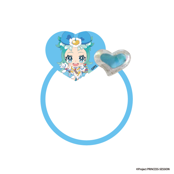 プリンセッション・オーケストラ　アクリルヘアゴム　リップル