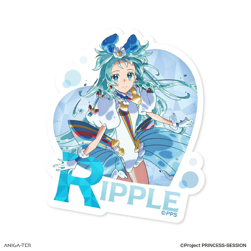 スマホステッカー　リップル