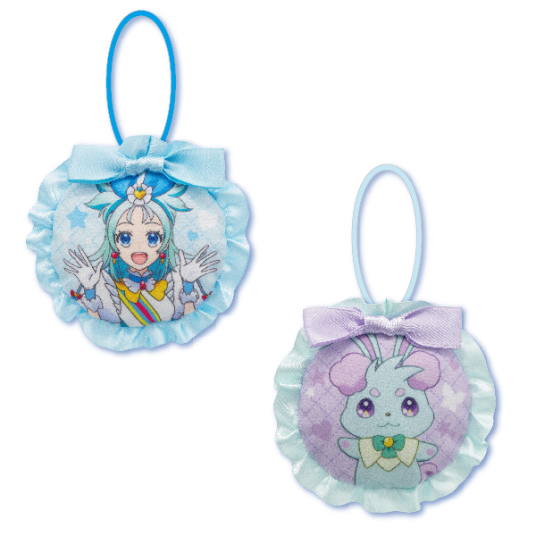 ゴムひも付きロゼット風チャーム　リップル／ナビーユ