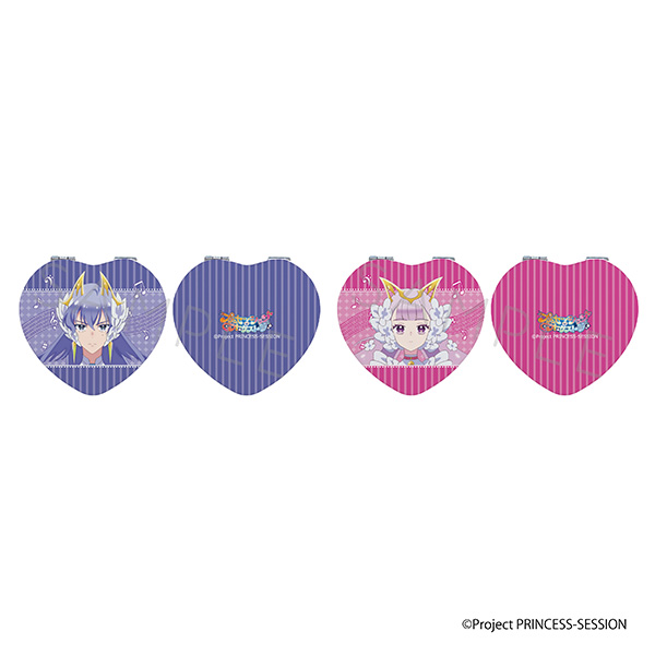 ハート型コンパクトミラー