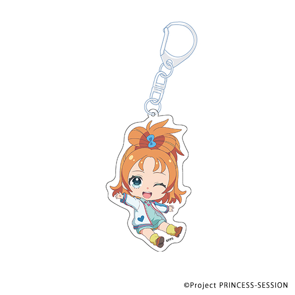 ぺたん娘アクリルキーホルダー　リップル