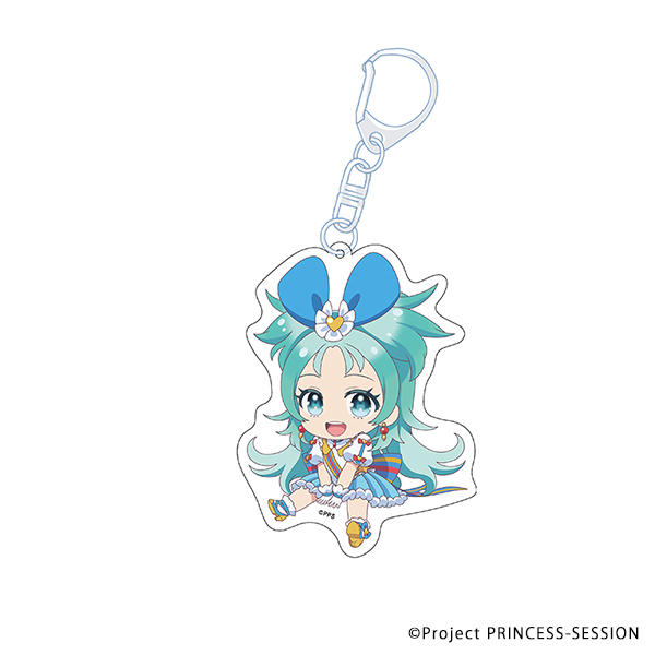 ぺたん娘アクリルキーホルダー　リップル