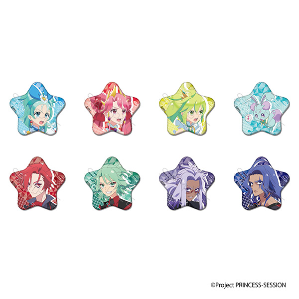 星型缶バッジ