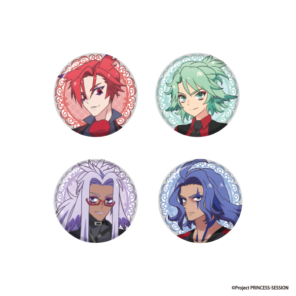 プリンセッション・オーケストラ　ランダム缶バッジコレクションB