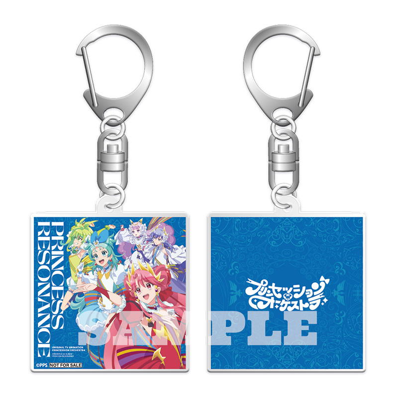 アクリルチャームミニキーホルダー