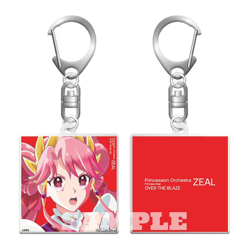 アクリルチャームミニキーホルダー