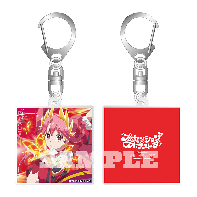 アクリルチャームミニキーホルダー